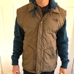 North Face Jacket with hoodie Sz L